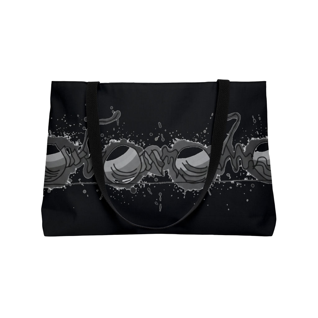 COOW Black Weekender Tote Bag