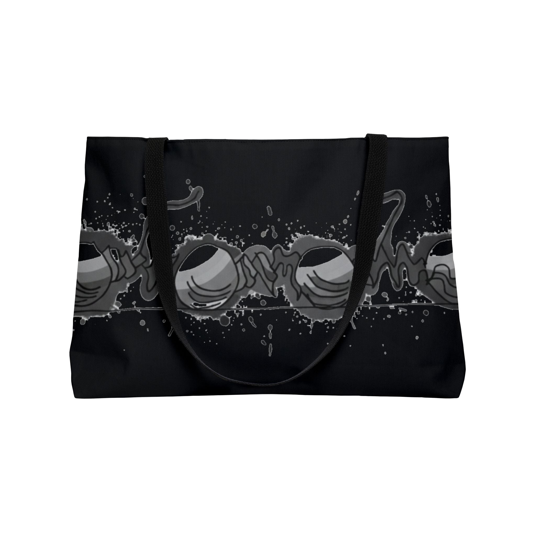 COOW Black Weekender Tote Bag