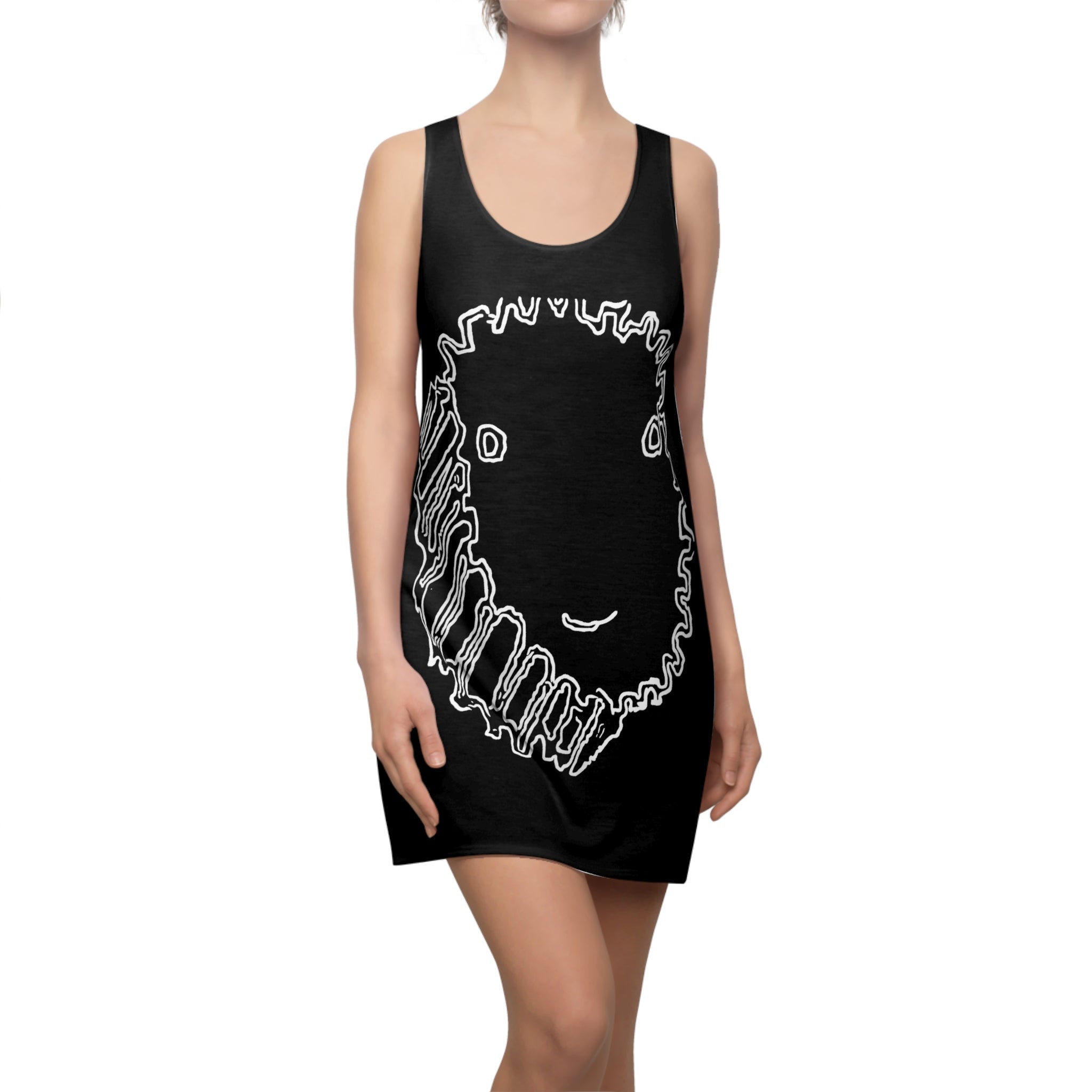 COOW60 Black Racerback Dress