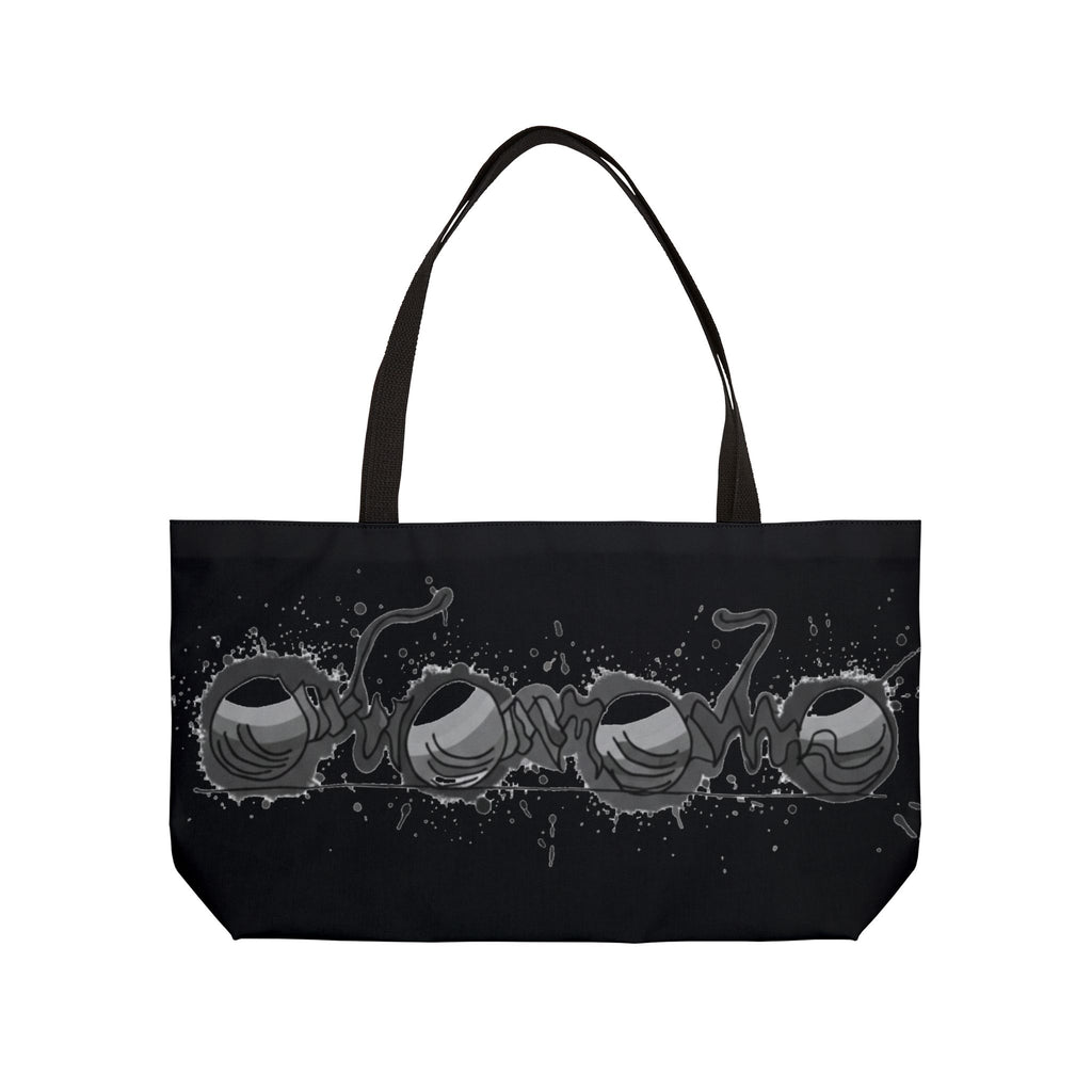 COOW Black Weekender Tote Bag