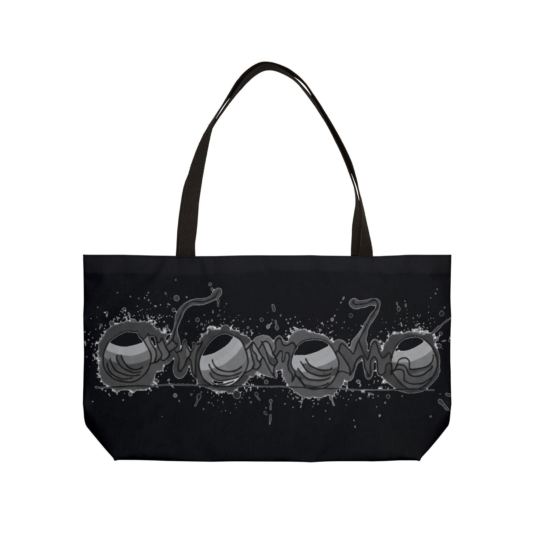 COOW Black Weekender Tote Bag