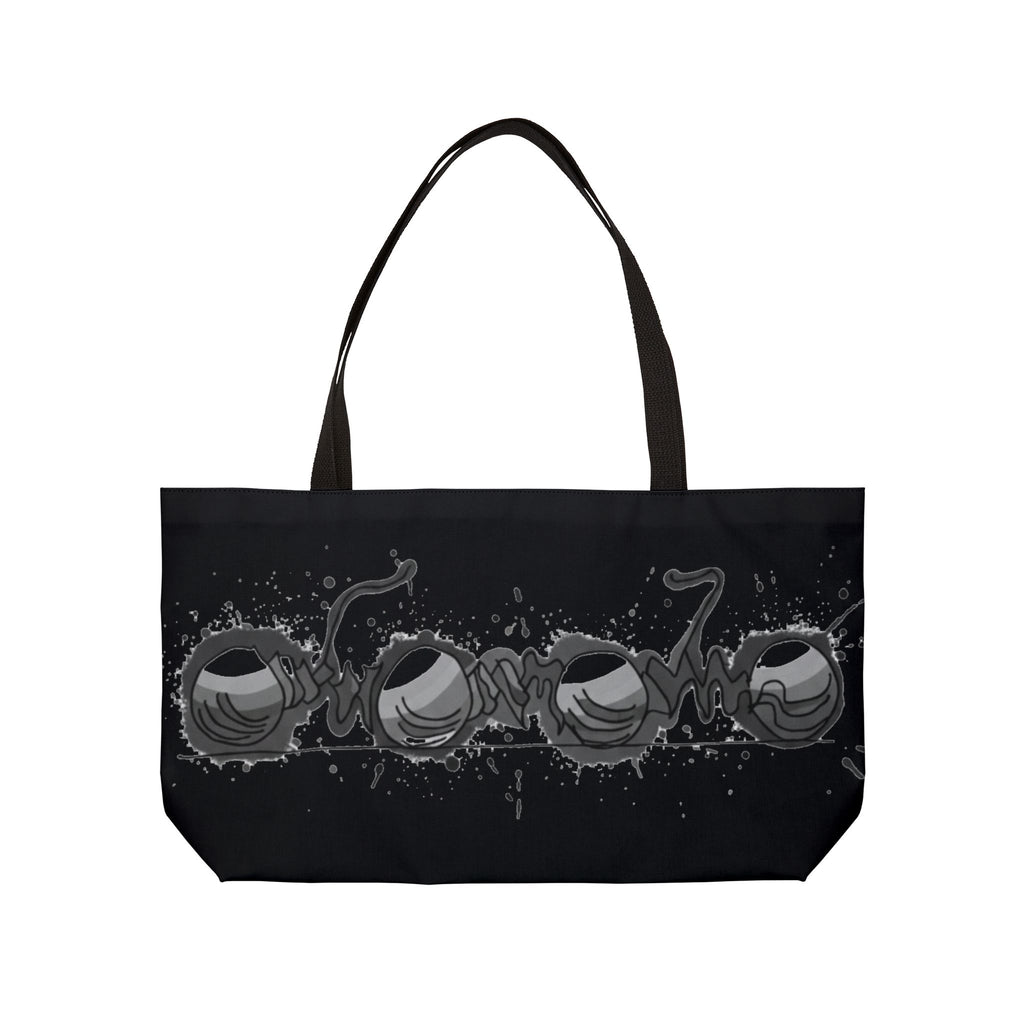 COOW Black Weekender Tote Bag