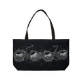 COOW Black Weekender Tote Bag