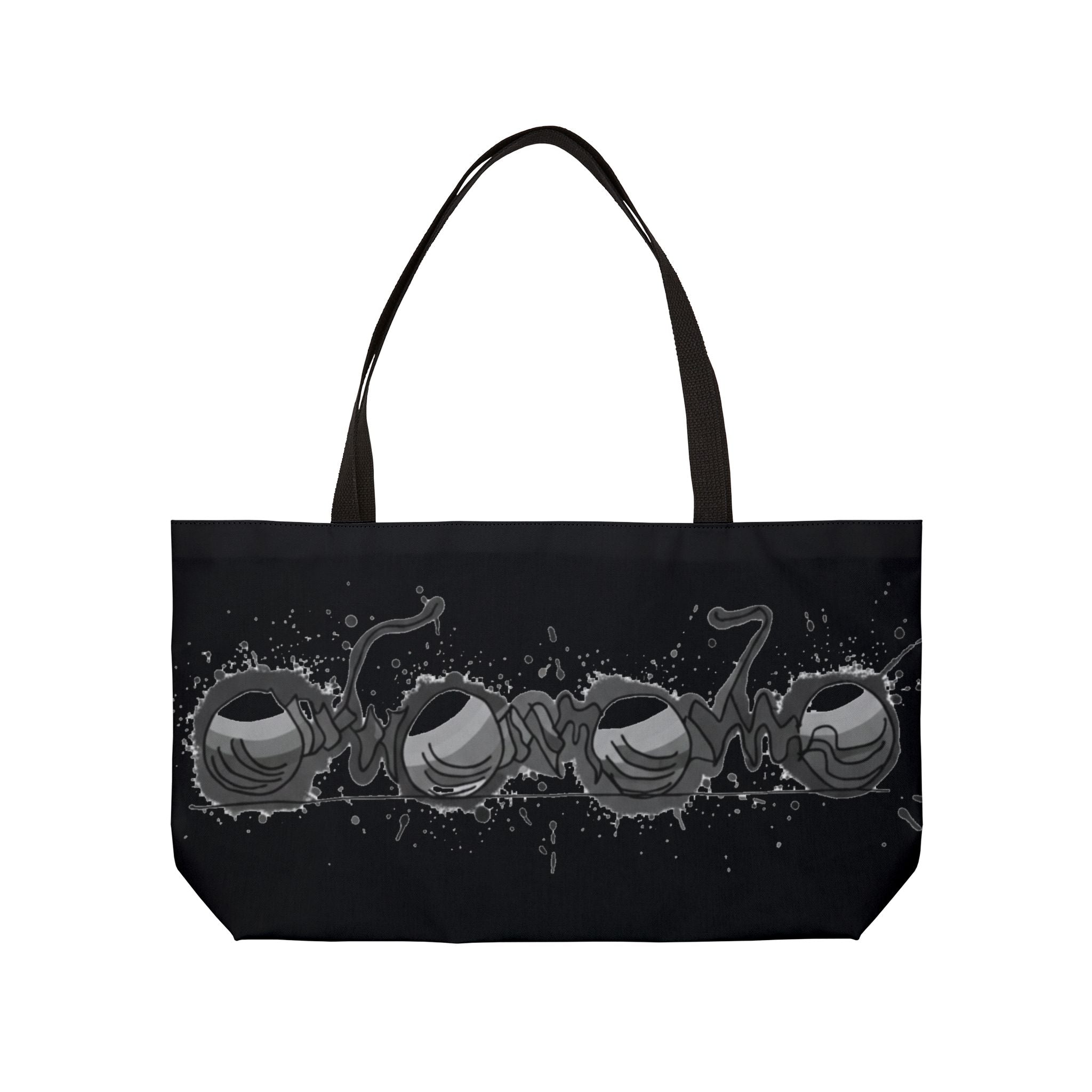 COOW Black Weekender Tote Bag